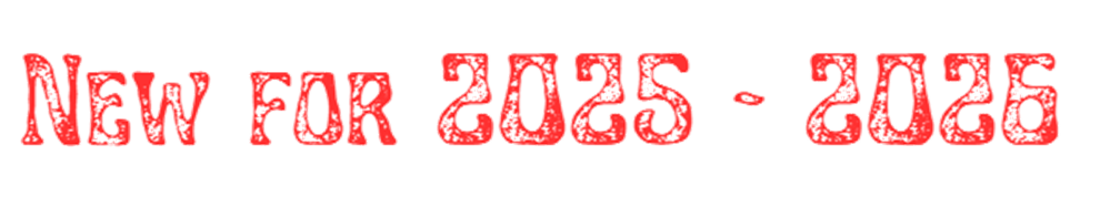 stamped words that say new for 2025 - 2026